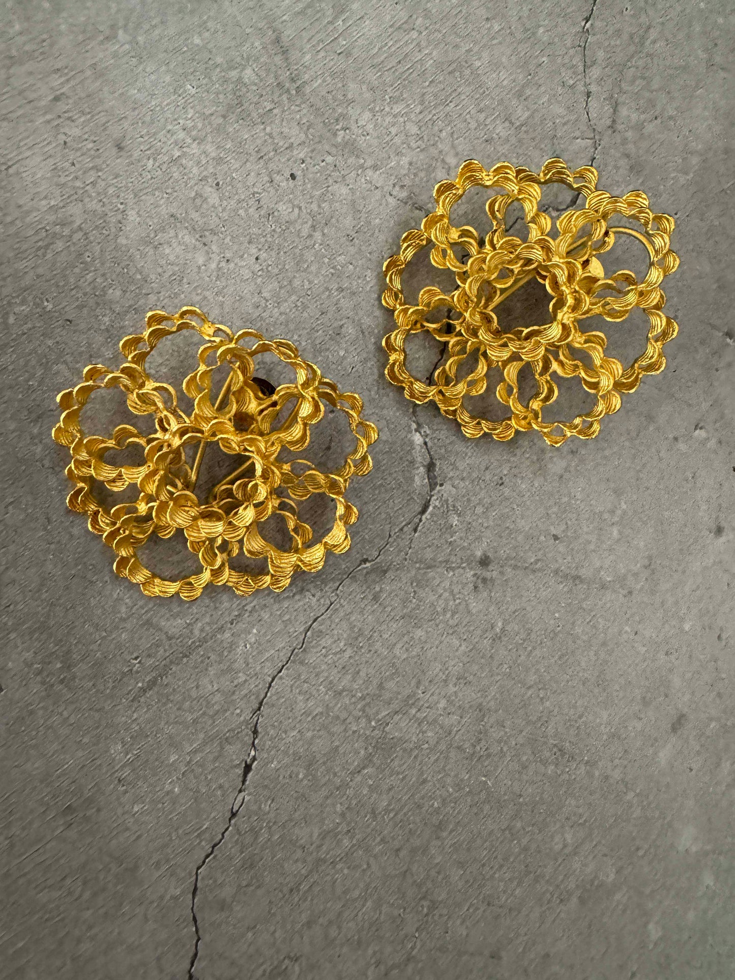 Floral Jaali Studs