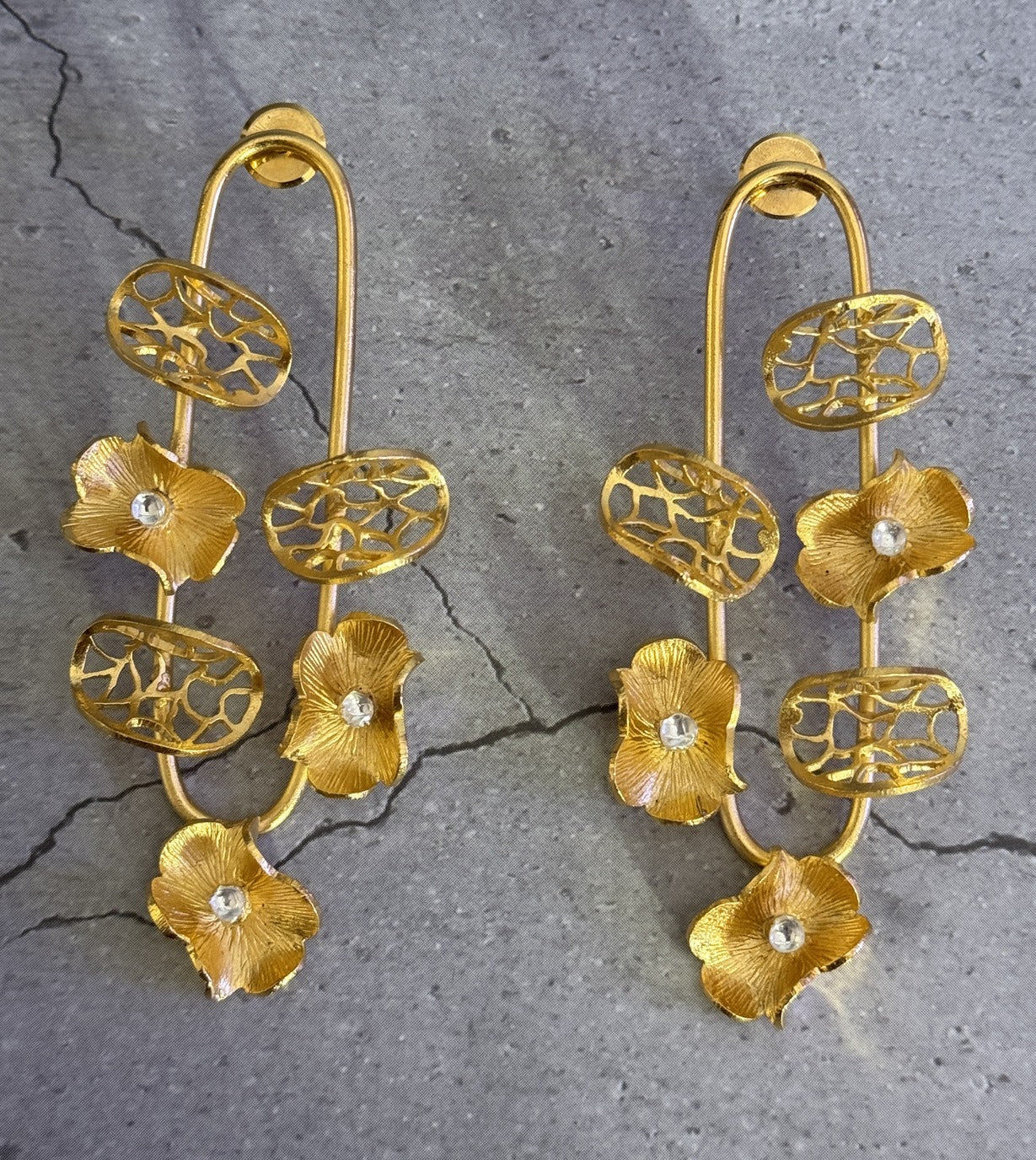 Floral Statement Danglers