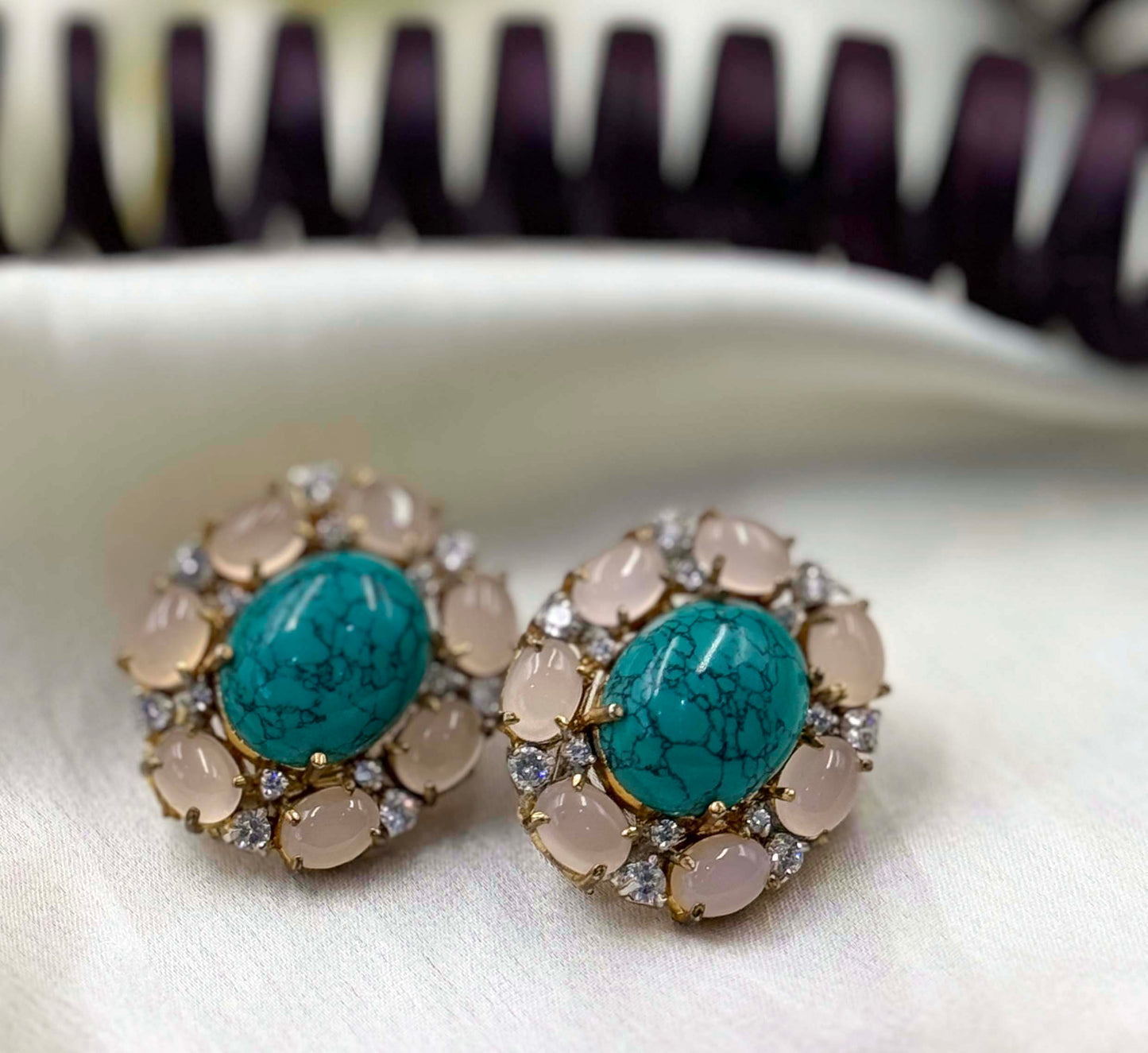 Blue Stone Studs