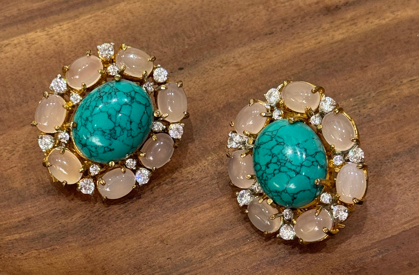 Blue Stone Studs