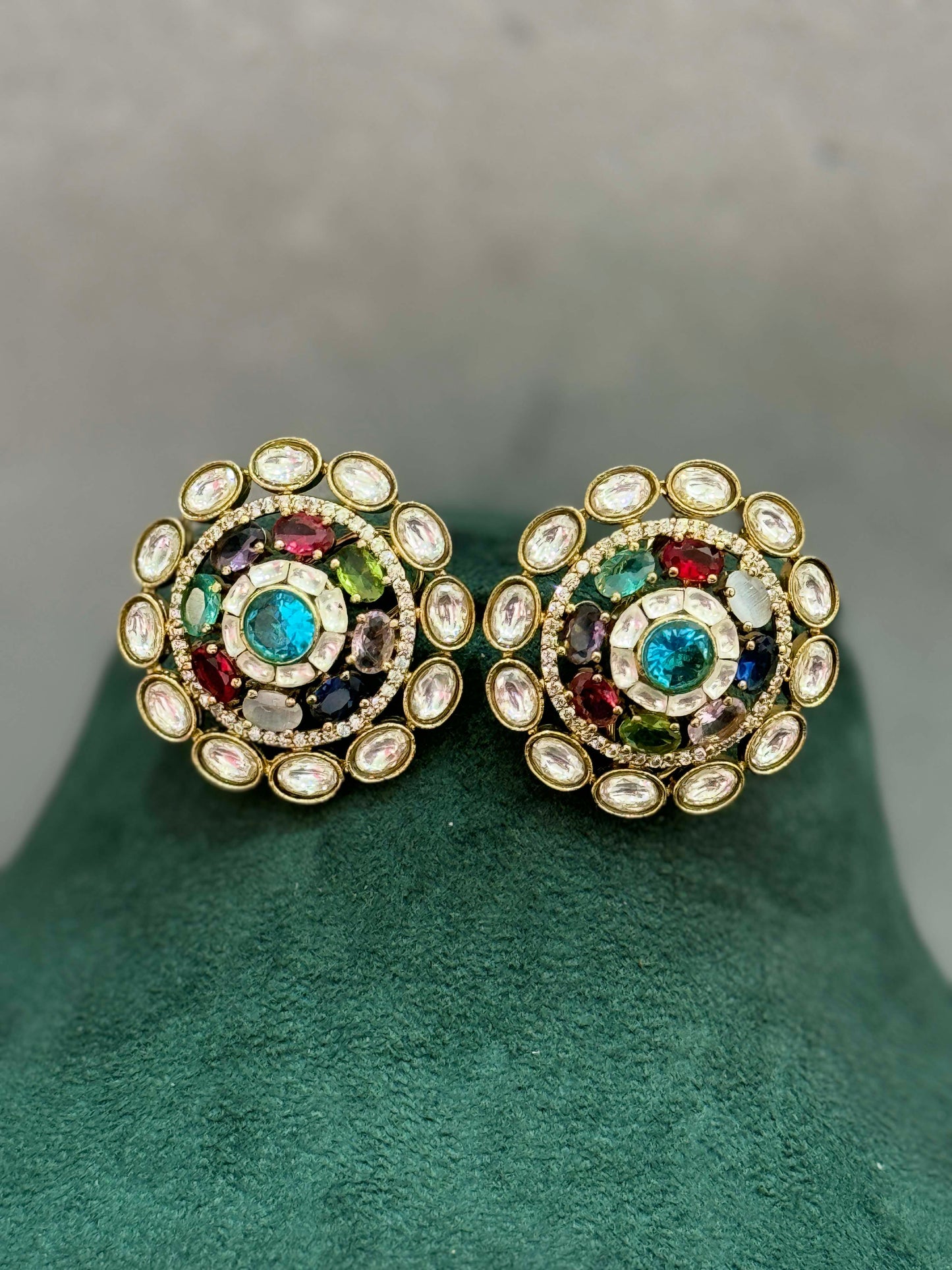 Multicolor-2 Crystal Studs