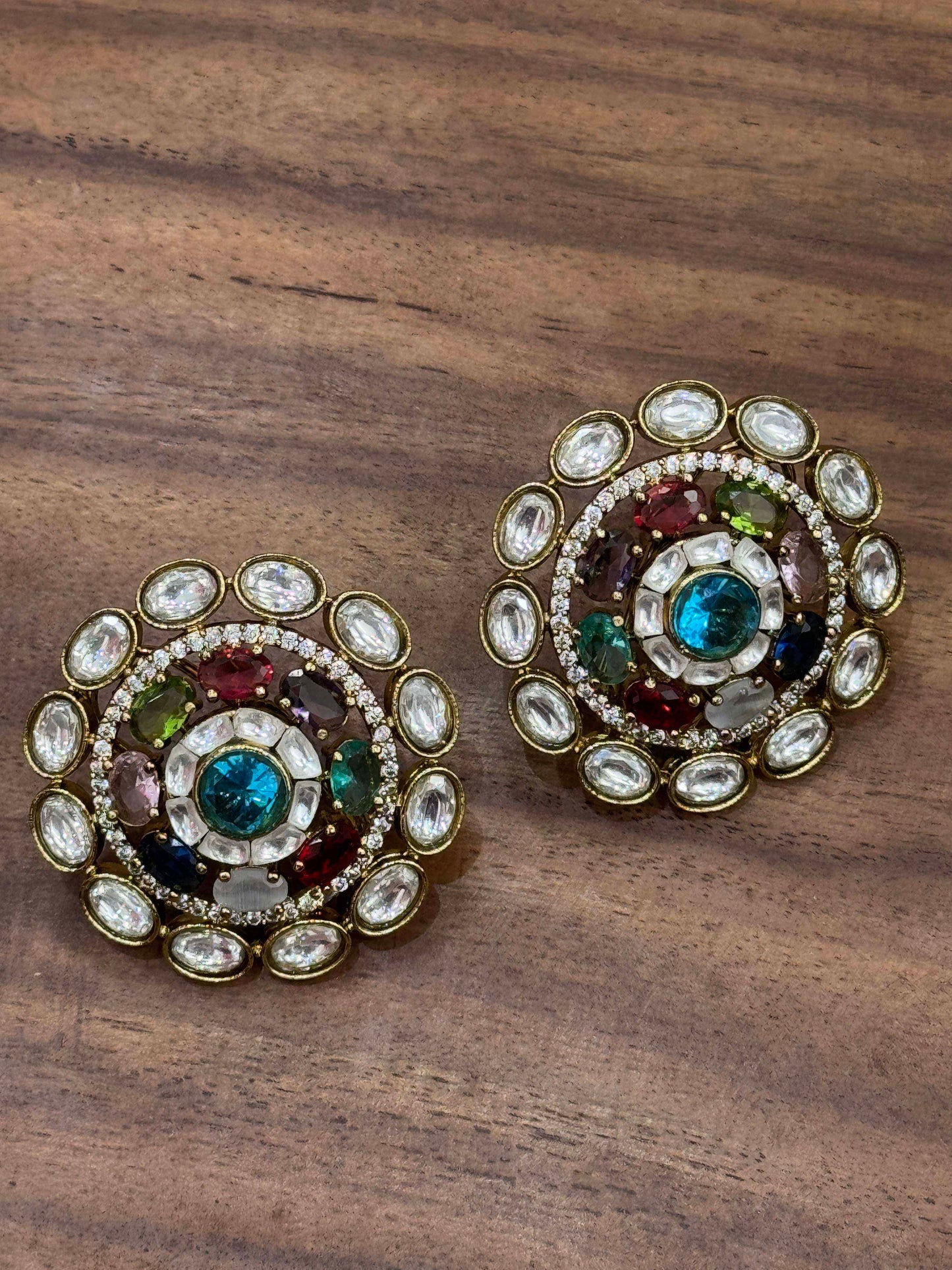 Multicolor-2 Crystal Studs