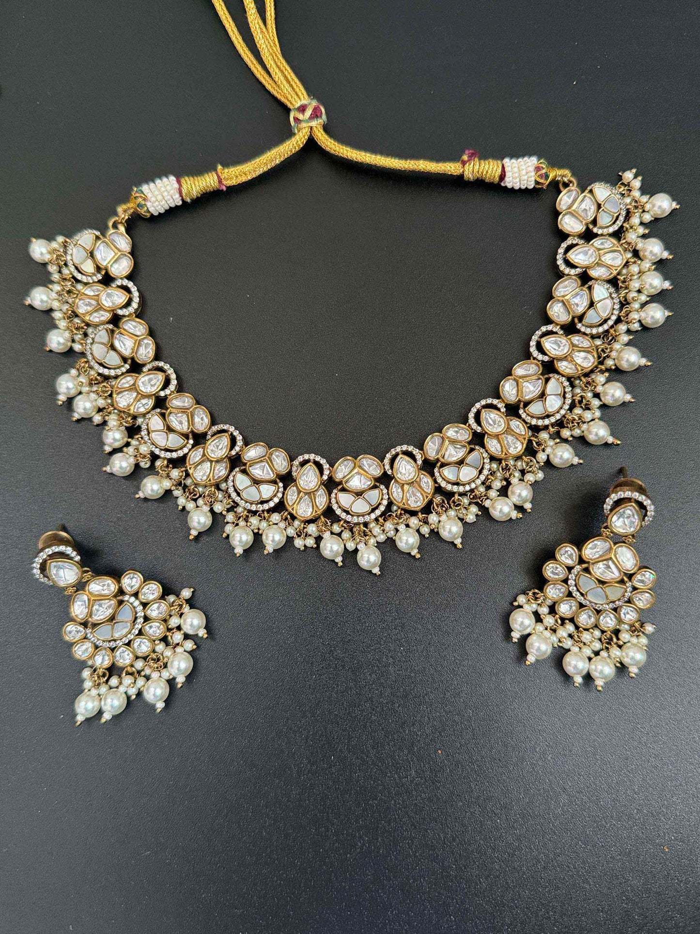 MOP Victorian Necklace Set