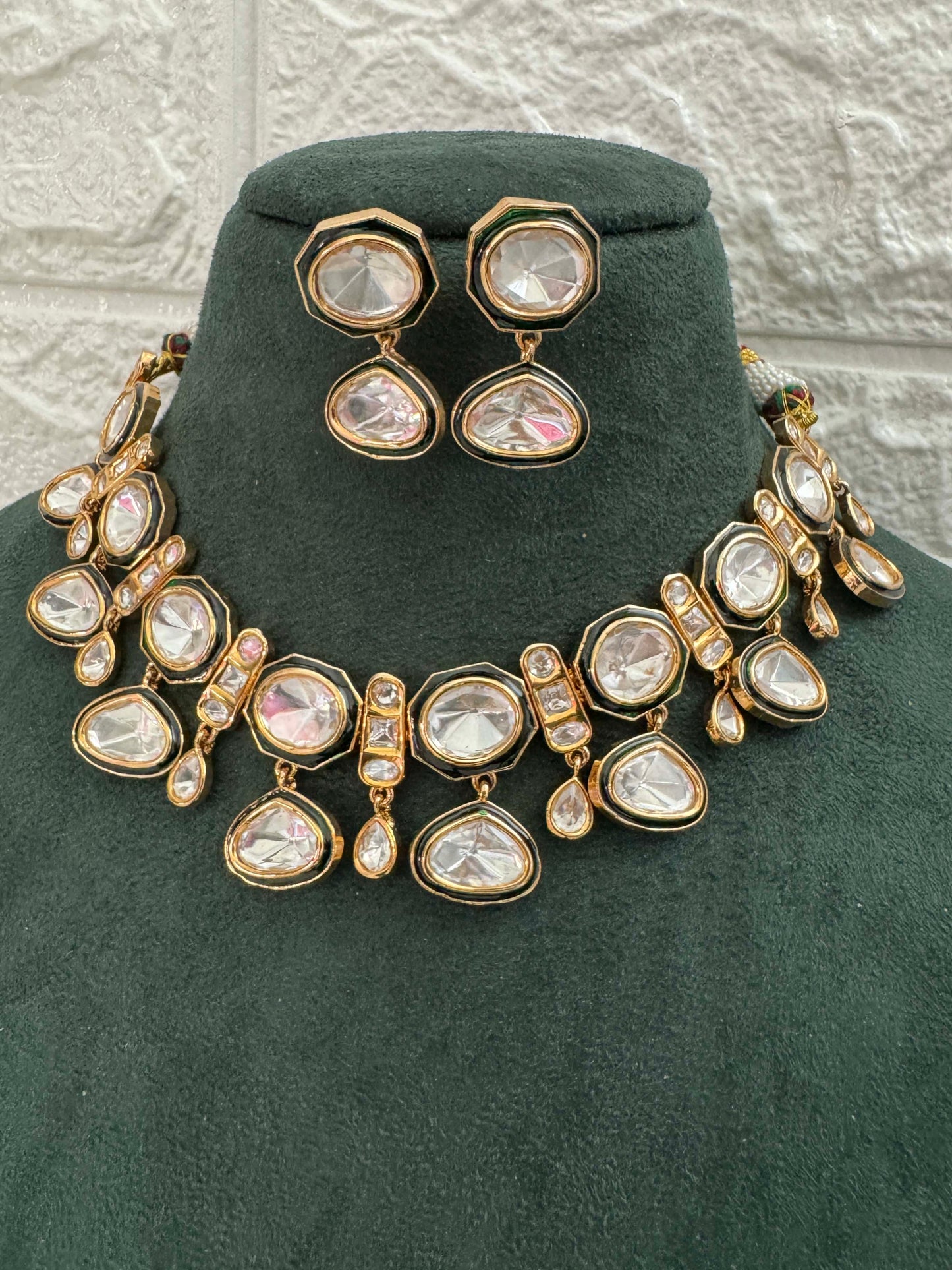 Ivory Polki Necklace Set