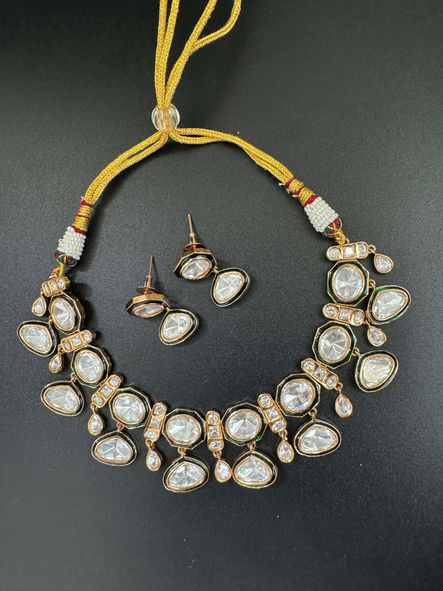 Ivory Polki Necklace Set